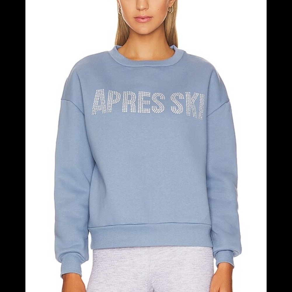 Beach Riot Light Blue Sweatshirt NWOT